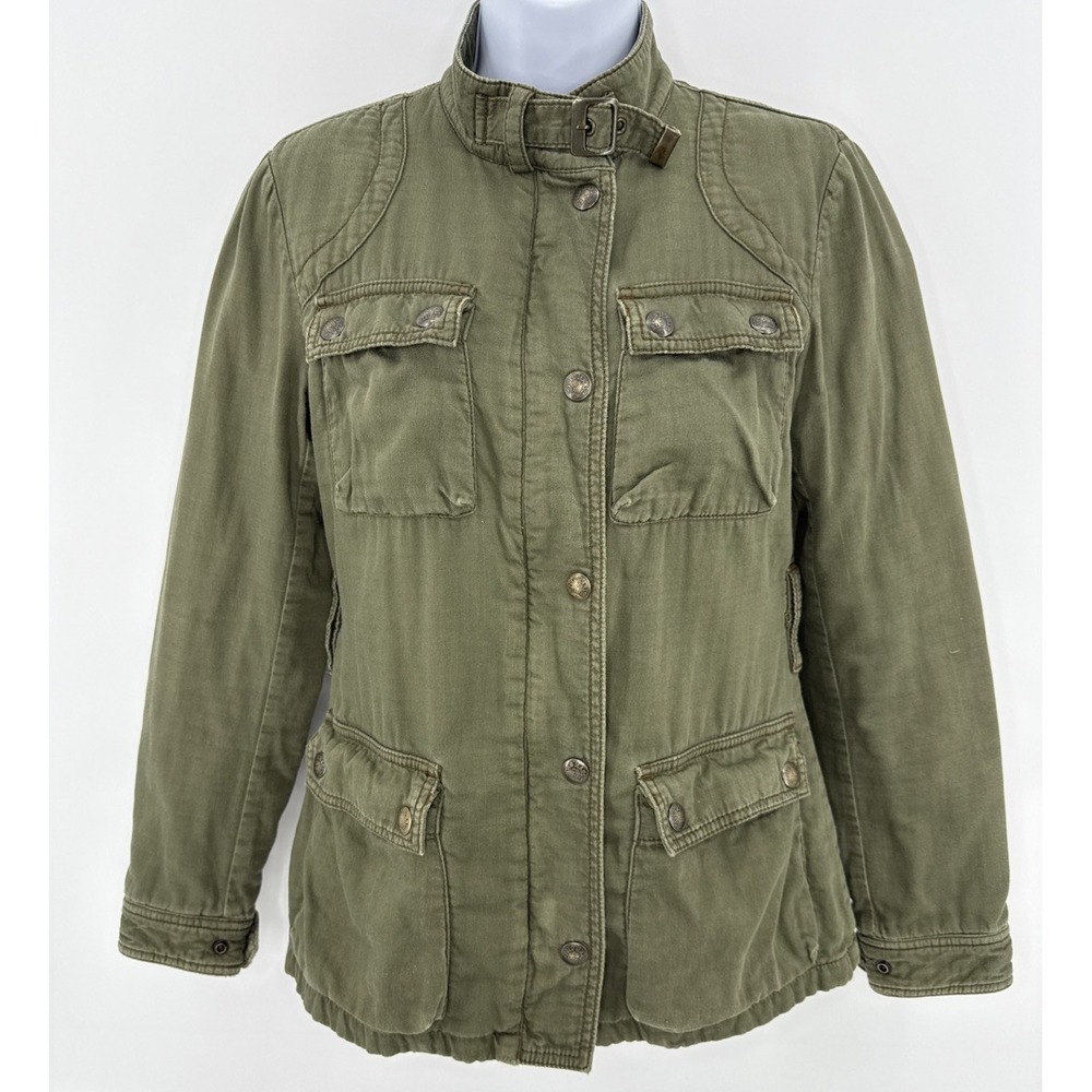 Ralph Lauren Polo Jeans Co. Women's XS Military Style Green Field Jacket VIntage